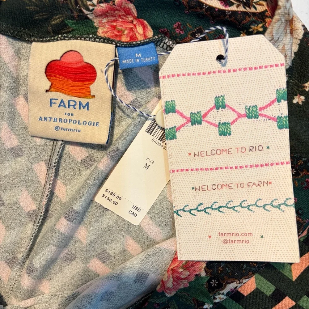 NWT Farm Rio For Anthropologie Amie Knit Wide-Leg Palazzo Pants - Picture 5 of 11